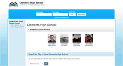 Desktop Screenshot of clementshighschool.net